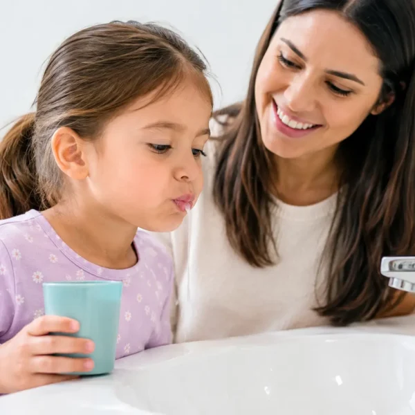 How to Teach Children Toothpaste Spitting