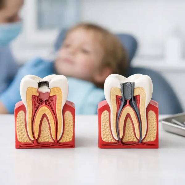 Pulpotomy Versus Root Canal for Children